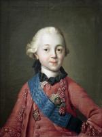 А.П. Антропов. Портрет великого князя Павла Петровича, впоследствии императора Павла Петровича. 1765
